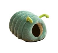drburpily Non Slip Waterproof Bottom Helps Caterpillar Shape Cat Beds Stay Grounded Ensuring Stability For Sleeping Pets Caterpillar Shape Dog Cushion Nest No Deformation