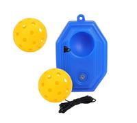drburpily Pickleball Rebounder Practice Tool Designed For Effective Learning And Smooth Progressing In Offensive Techniques Pickleball Balls Outdoor Sport Trainer, Yellow, 21x14x6cm