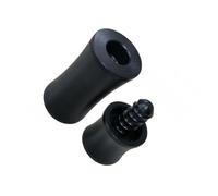 drburpily Pool Cue Joint Protectors Fine Workmanship For Billiard Cue Protects Both Shaft And Joint Threads And Will Not Come Loose.Good Accessories For Billiard Pool Stick, Black, 22x60mm