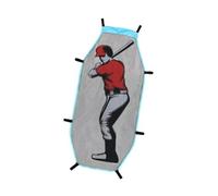 drburpily Portable Baseball Training Equipment With Versatile Functionality Ensuring Effective Hitting And Pitching Drills Portable Field Netting Trainer Accuracy Training , Dummy Batter