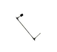 drburpily Portable Drum Set Extension Accessories Easy Installation Heavy Duty Metal Cymbal Holder Experience Cymbal Arm Attachment Clamp Percussion Instrument, Silver, Black, L