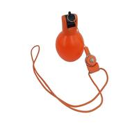 drburpily Portable Hand Whistle Loud Handheld Whistle Outdoor Survival Training Equipment for Age Groups Adults Kids Equipment Loud Sound Training, Orange, 6.7x12.8cm