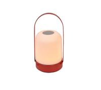 drburpily Portable Night Light Rechargeable Bedside Elegant 3 Color Adjustable Brightness Compact for Various Situations 3 Color Dimmable LED Rechargeable Table, red