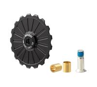 drburpily Premium Bicycle Rear Derailleur Pulley Wheel Innovative Enhances Cycling Mechanics With Advanced Components Utilized Drivetrain Freewheel Guide Derailer Extender Gear, Black, 17T
