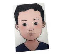 drburpily Professional Artists Value In Face Painting Practice Board Creating Engaging Space For Skill Development And Testing Reusable Washable Faces Practice, Boy, 297x210mm