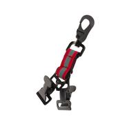 drburpily Reflective Tape Firefighter Glove Strap Excellent Visibility In Night Situations Ensuring Safety And Efficacy During Operations Work Glove Holder Clip, Red, total length 18cm