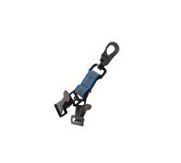 drburpily Reflective Tape Firefighter Glove Strap Excellent Visibility In Night Situations Ensuring Safety And Efficacy During Operations Work Glove Holder Clip, Blue, total length 18cm