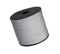 drburpily Reliable DIY Strong Survival Cord Hiking Outdoor Travel Enhances Efficiency Outdoors with Paracord 9 Strand Paracord 9 Strand Rope Crafting Projects, Silver Gray, 50m