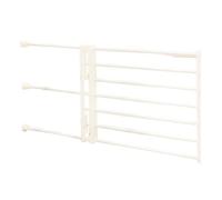 drburpily Scalable Puppy Gate Dog Gate to Puppy Stairs Indoor with Door Strong Load Capacity Isolation Door Pets (White), Height 24cm