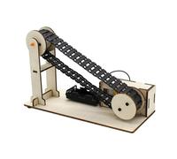 drburpily Science DIY Conveyor Belt Experiment Kits Comprehensive STEM Education Kits By Assembling Fun Building Toys Education Model Toy For Children Gift Toy Project