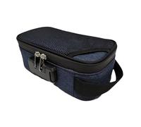drburpily Smell Proof Bag Heavy Duty with Combination Lock for Secure Organized Storage Party and Travel Needs Travel Storage Bag is Designed to Withstand Daily, Dark Blue, 21x11x8cm