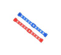 drburpily Smooth Foosball Score Counters Scorekeepers Allow Easy Glide While Keeping Track Of Scores At Games Air Hockey Shuffleboard Custom Games Arcade Rooms, Red and Blue, 18x2x1.1cm