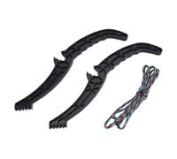 drburpily Snowboard Clamp Snowboard Grip With Rope Nonslip Handle Offers Reliable Performance During Outdoor Winter Fun 1 Pair Ski Brake Pads Ski Board Replacement Sport