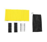 drburpily Soccer Training Poles Outdoor Turf Versatile Agility Training Equipment Speed Balance Improve Soccer Skills With Poles 6ft Adjustable Outdoor Turf