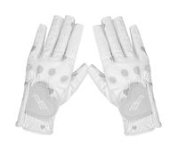 drburpily Soft And Breathable Women S Golf Gloves With Adjustable Heart Shaped Sticker AdjustableThe Unique Heart Shaped Sticker Can Adjust Tightness According To Different Situations, Grey, Type 22