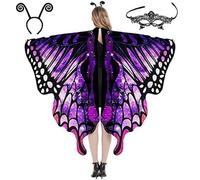 drburpily Soft And Lightweight Butterfly Wing Costume For Role-playing Can Become Blooming Butterfly Yourself New Butterfly Cape, type+6, 【168X135cm】