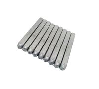 drburpily Stamp Automatic Center Figure Tool Smart Craft Set Durable Number Punches For Leather Wood Metal Personalized DIY Soft Metal Punch Mini Letter Number Punch, 5mm