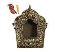 drburpily Tibetan Prayer Pendant Unique Tibetan Gawu Box Openable Copper Alloy All Occasions Choice For Any Occasion. Buddhism Religion Jewelry Collection Decor
