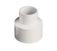 drburpily Trustworthy Dust Collector Hose Reducer Built for Versatile Compatibility Enhancing Productivity with Vacuum Hose Setup Dust Extraction Vacuum Adapter Pipe Fittings, White, 50mm to 63mm