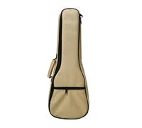 drburpily Ukulele Case Gig Bag Adjustable Strap Portable Storage Pouch Lightweight Easy Adjusting Carrying Option Music Essentials Guitar Case Gig Bag Acoustic Guitar Shoulder, Khaki, 71x28x6cm