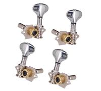 drburpily Ukulele With 4 Pieces Of Tuning Pegs Set Includes 2 Right 2 Left Tuners Metal Heavy Duty Available 4 Pieces 2R 2L Ukulele String Tuners Tuning Pegs Machine Heads Ukulee