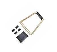 drburpily Universal Stand Rack Insulated Cooler Holder Portable Suitcase Storage Box Lightweight Folding Shelf Ensuring Long Term Even in Harsh Outdoor Conditions, Khaki, 45x21cm