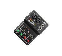 drburpily User Friendly USB Audio Interface With 48V Power Seamless Streaming And Podcasting With Audio Output Easy To Portable And CompactProduct Size14cmx10cmx4.4cm/5.51inch X