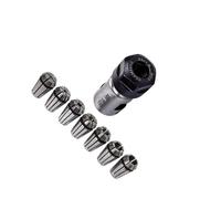 drburpily Versatile 8Pcs ER11 Spring Collet Set Outstanding Spring Collet and CNC Bit Crafted for Engraving and Lathe Work ER11 High Precision ER11A 5mm Extension Rod