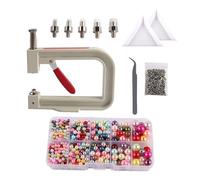 drburpily Versatile Pearl Setting Machine Beads Rivet Studs Personalized DIY Craft Accessories Shoes Clothes Bags Pearl Handmade Setting Machine Beads Rivet Fixing