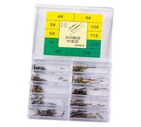 drburpily Watch Needles Replacement Parts Watchmakers Alloy Ensures Durability And Long Service Life Has Long Service Life And Not Easy To Damage. Dustproof, Black Gold, 8.5x6.4x1.5cm