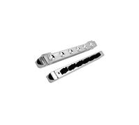 drburpily Weighted Durable Billiard Cue Holder Fishing Rod Providing Reliable Ensuring Long Lasting Support And For Billiard Cues Professional Wall Mounted Pool Cue Rack, Silver, 39.5x3.2cm