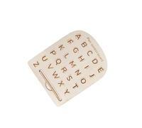 drburpily Wooden Learning Educational Alphabet Board Puzzle Sized Tracing Board Offers Children Fun Way To Practice Handwriting Preschool Double Sided Exercise With Pen