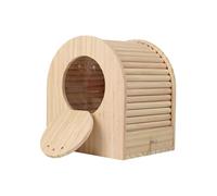 drburpily Wooden Pet Parrot Nest Breeding Box Cage House Easy To Clean Side Opening Offers Bird Care Solutions Birds Breeding Box Is Made Of Solid Wooden Parakeet Birds Nesting Cockatiel Lovebirds