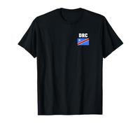 DRC Flag Pocket Design Democratic Republic Of The Congo T-Shirt
