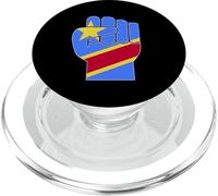 DRC Raised Fist Congolese Resilience Symbol PopSockets PopGrip for MagSafe