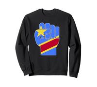 DRC Raised Fist Congolese Resilience Symbol Sweatshirt