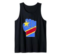 DRC Raised Fist Congolese Resilience Symbol Tank Top