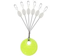 Drchoer Bobber Stoppers for Fishing Line: 150pcs Sinker Float Stops for Bass Fishing - Texas Rig Weight Stoppers Size Medium