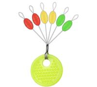 Drchoer Bobber Stoppers for Fishing Line: 150pcs Sinker Float Stops for Bass Fishing - Texas Rig Weight Stoppers Size Medium