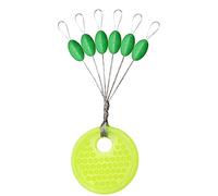 Drchoer Bobber Stoppers for Fishing Line: 150pcs Sinker Float Stops for Bass Fishing - Texas Rig Weight Stoppers Size Medium