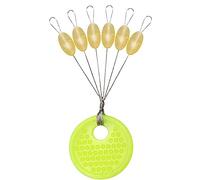 Drchoer Bobber Stoppers for Fishing Line: 150pcs Sinker Float Stops for Bass Fishing - Texas Rig Weight Stoppers Size Small