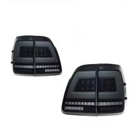 DRCIOQAZR Exterior Components Compatible With Toyota For Land For Cruiser LC100 Taillights 1998-2007 Tail Lamp Dynamic Turn Signal Light Car Taillights Assembly(Smoke)