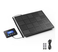 Drcowu 300kg Digital Shipping Scale, Heavy Duty Postal Scale with Hold/Tare, Separate LCD Screen, Large Weighing Platform, Battery & USB Charging Cable, Ideal for Small Businesses, Packages