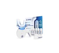 DrDent Professional LED Teeth Whitening Kit - Sensitivity Free Formula - 8 Teeth Whitening Gel Pods 33.6ml - Helps to Remove Stains - Includes Mo
