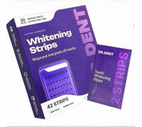 DRDENT Purple Teeth Whitening Strips - 7/21 Whitening Sessions - Safe for Enamel - Non Sensitive Teeth Whitening - Peroxide-Free As shown in the fi...