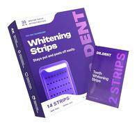 DRDENT Purple Teeth Whitening Strips 7 Treatments - Safe for Enamel - Non Sensitive Teeth Whitening - Whitening Without Any Harm - Pack of 14 Strips + Mouth Opener Included