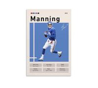 DRDPLXGU Eli Manning New York Giants Sports Basketball Canvas Poster Bedroom Decor Landscape Office Room Decor Gift 08x12inch(20x30cm)