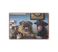 Dreacoss Dogs, Video Games, Gamers, Dog tin Sign, Retro Style, Farmhouse Decoration, Home, bar, Restaurant, Garage, tin Sign 8 x 12 inches