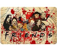 Dreacoss Retro Metal Tin Sign Wall Art Plaque Classic Horror Movie Characters Poster Vintage Wall Decor for Home, Street, Gate, Bars, Restaurants, Cafes, Store Pubs Sign Gift 12 X 8 Inch Plaque