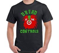 Dread at The Controls T-Shirt Simple Style Tee Printed Short-Sleeve for Men Black M